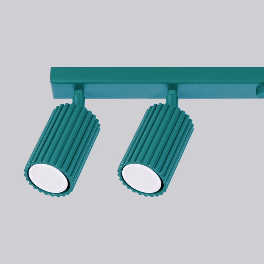 Brilagi - LED oprawa punktowa CRESTO 6xGU10/10W/230V turkusowa