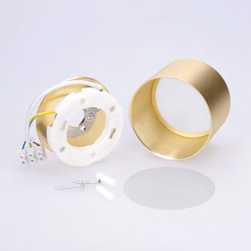 BRILAGI - LED punktowa oprawa łazienkowa SMOOTH 1xGX53/15W/230V 60x82 mm złota IP54