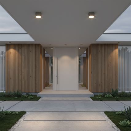 Brilagi - LED Oprawa punktowa do łazienki SMOOTH 1xGX53/15W/230V antracyt IP65