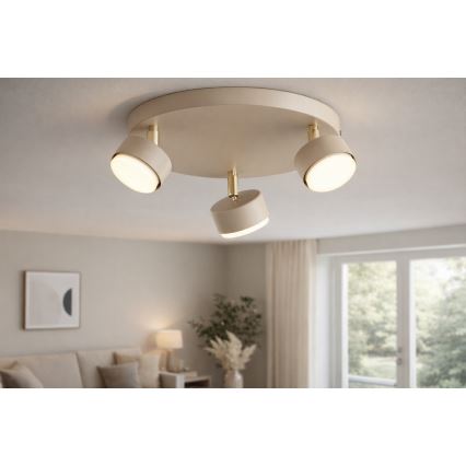 Brilagi - LED oprawa punktowa MONO 3xGX53/30W/230V beżowa/złota
