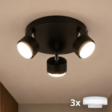 Brilagi - LED Oprawa punktowa MONO 3xGX53/30W/230V czarna
