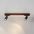 BRILAGI - LED oprawa punktowa SELE 2xGU10/30W/230V + LED/15W czarny/dekor wiśnia