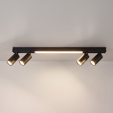 Brilagi - LED oprawa punktowa SELE 4xGU10/30W/230V + LED/20W czarna