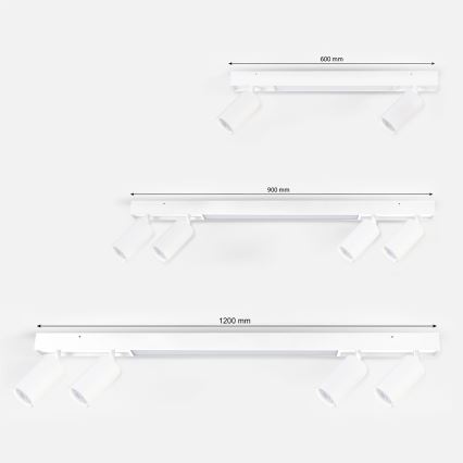 Brilagi - LED oprawa punktowa SELE 4xGU10/30W/230V + LED/25W biała