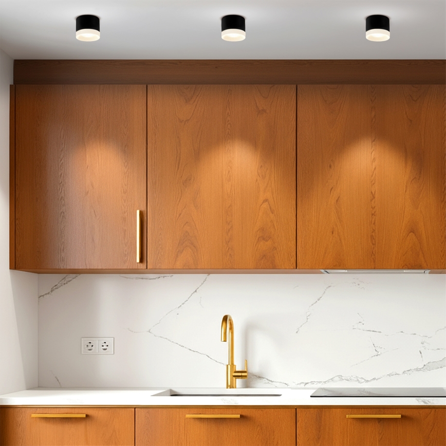 Brilagi - LED Oprawa punktowa SMOOTH 1xGX53/15W/230V czarna