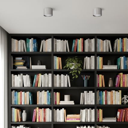 Brilagi - LED Oprawa punktowa STRIPY 1xGX53/15W/230V srebrna