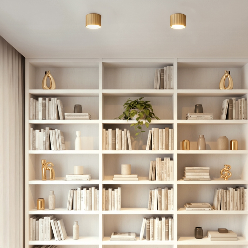 Brilagi - LED Oprawa punktowa STRIPY 1xGX53/15W/230V złota