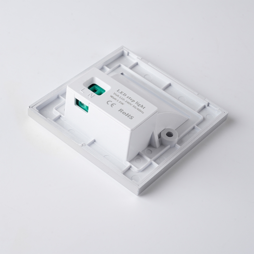 Brilagi - LED oprawa schodowa STEP LIGHT LED/1,5W/230V IP44 srebrna