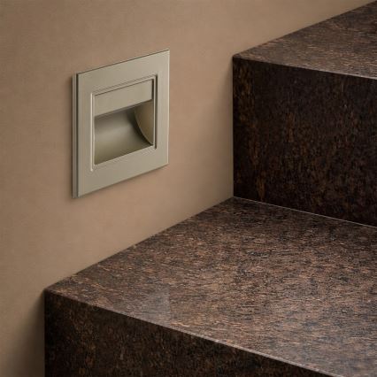 Brilagi - LED oprawa schodowa STEP LIGHT LED/1,5W/230V IP44 złota