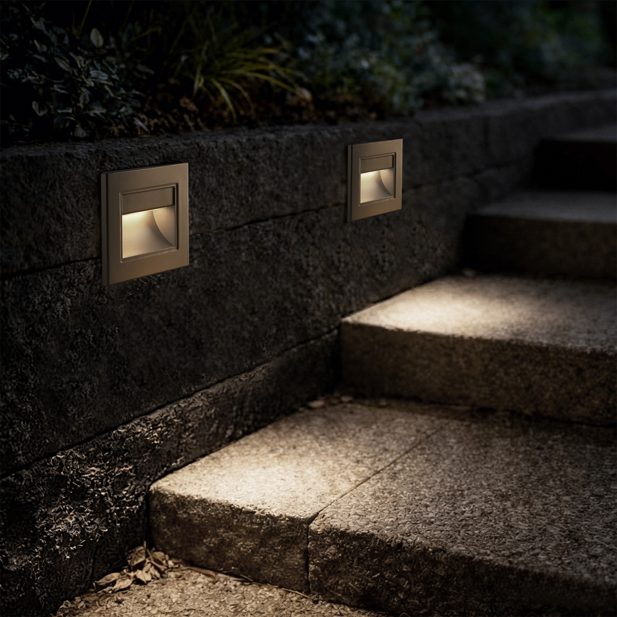 Brilagi - LED oprawa schodowa STEP LIGHT LED/1,5W/230V IP44 złota
