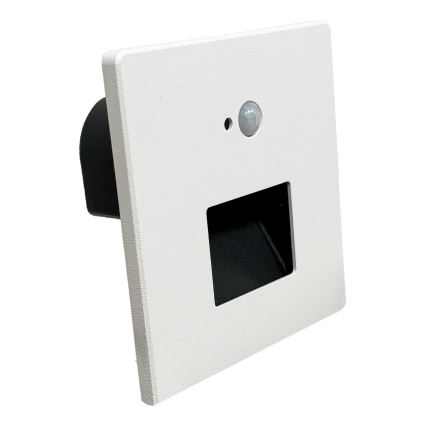 Brilagi - Oprawa schodowa LED z czujnikiem ruchu i zmierzchu JACK LED/3W/230V 3000/4000/6500K IP65 biała