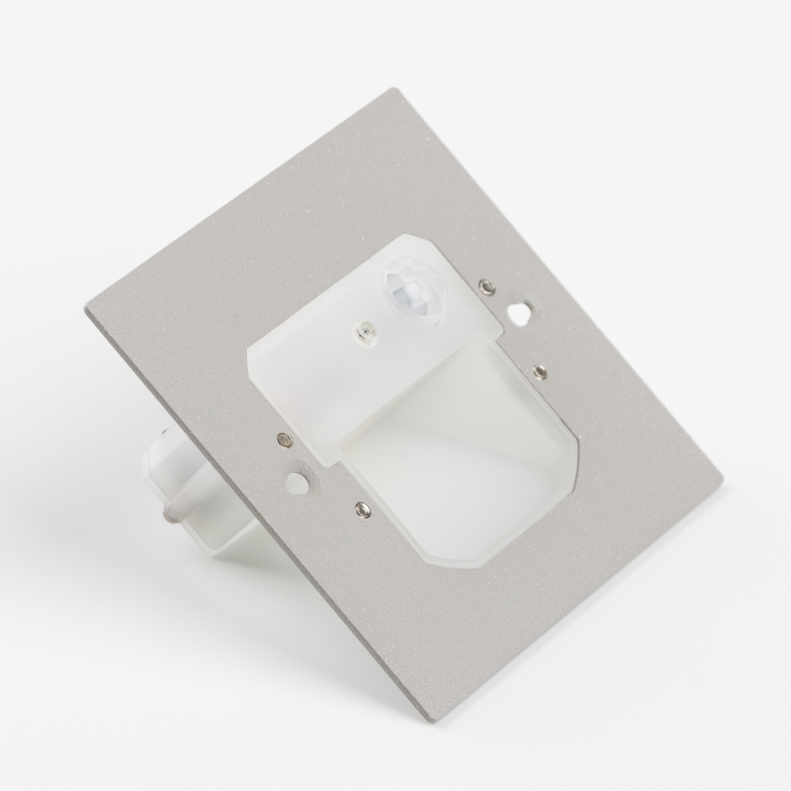 Brilagi - Oprawa schodowa LED z czujnikiem ruchu i zmierzchu JACK LED/1,5W/230V 3000/4000/6500K biała