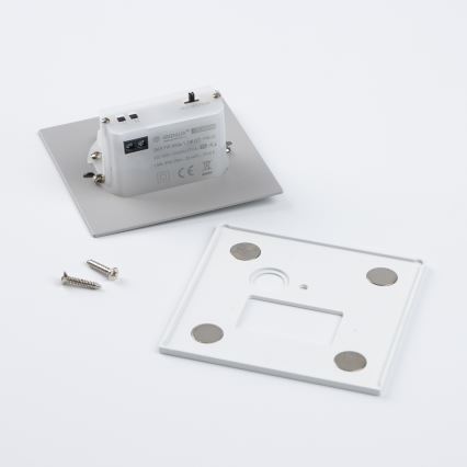 Brilagi - Oprawa schodowa LED z czujnikiem ruchu i zmierzchu JACK LED/1,5W/230V 3000/4000/6500K biała