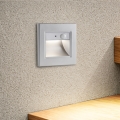 Brilagi - LED oprawa schodowa z czujnikiem STEP LIGHT LED/1,5W/230V IP44 srebrna