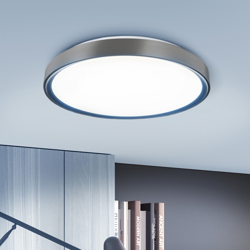 Brilagi - Ściemnialna lampa sufitowa LED FANCIA LED/48W/230V 3000-6500K śr. 39 cm antracyt + pilot zdalnego sterowania