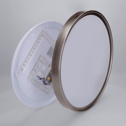 Brilagi - Ściemnialna lampa sufitowa LED FANCIA LED/48W/230V 3000-6500K śr. 39 cm antracyt + pilot zdalnego sterowania