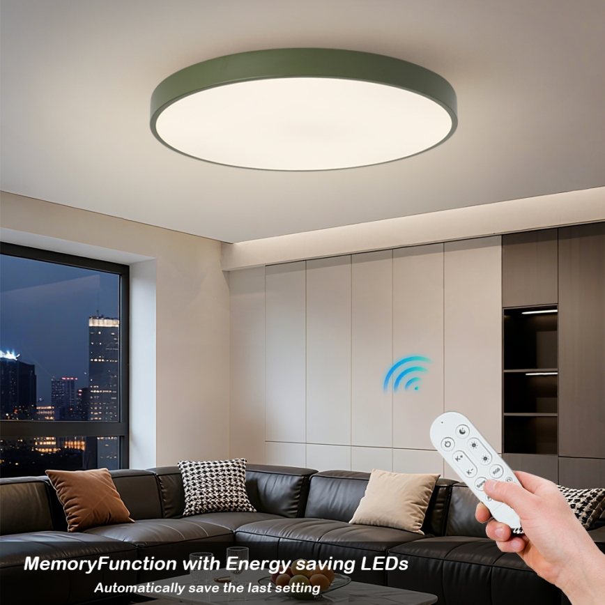 Brilagi - Ściemnialna oprawa LED POOL SMART LED/100W/230V śr. 80 cm 3000-6000K Wi-Fi Tuya + zdalne sterowanie zielona