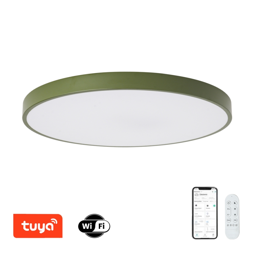 Brilagi - Ściemnialna oprawa LED POOL SMART LED/100W/230V śr. 80 cm 3000-6000K Wi-Fi Tuya + zdalne sterowanie zielona