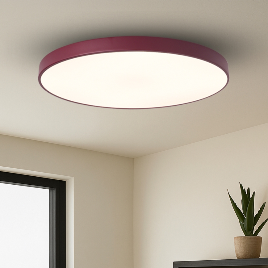 Brilagi - Ściemnialna oprawa LED POOL SMART LED/128W/230V śr. 100 cm Wi‑Fi Tuya + pilot, burgundowy