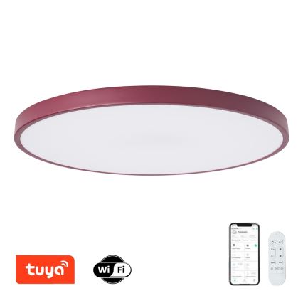 Brilagi - Ściemnialna oprawa LED POOL SMART LED/128W/230V śr. 100 cm Wi‑Fi Tuya + pilot, burgundowy