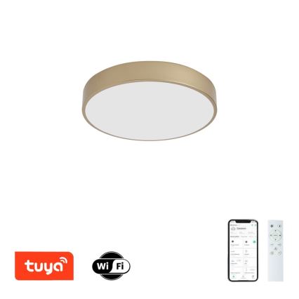 Brilagi - ściemnialna lampa sufitowa LED POOL SMART LED/48W/230V 3000-6000K śr. 40 cm Wi-Fi Tuya złota + pilot zdalnego sterowania