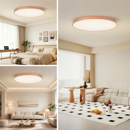 BRILAGI - LED Ściemnialna lampa sufitowa POOL SMART LED/180W/230V 3000-6000K 120 cm miedziana Wi-Fi Tuya + pilot zdalnego sterowania