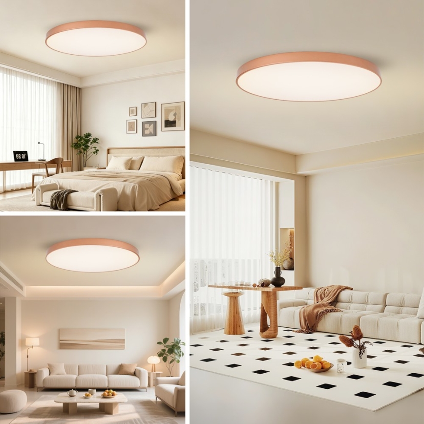 BRILAGI - LED Ściemnialna lampa sufitowa POOL SMART LED/180W/230V 3000-6000K 120 cm miedziana Wi-Fi Tuya + pilot zdalnego sterowania