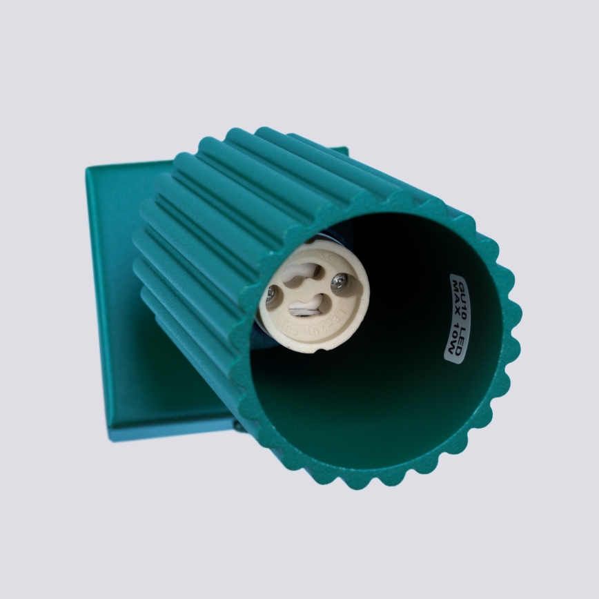 Brilagi - LED oprawa ścienna punktowa CRESTO 1xGU10/10W/230V turkusowa