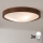 Brilagi - LED oprawa sufitowa CARVALHO SLIM 3xE27/15W/230V, dąb orzech, śr. 47 cm