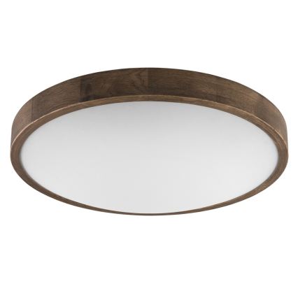 Brilagi - LED oprawa sufitowa CARVALHO SLIM 3xE27/15W/230V, dąb orzech, śr. 47 cm