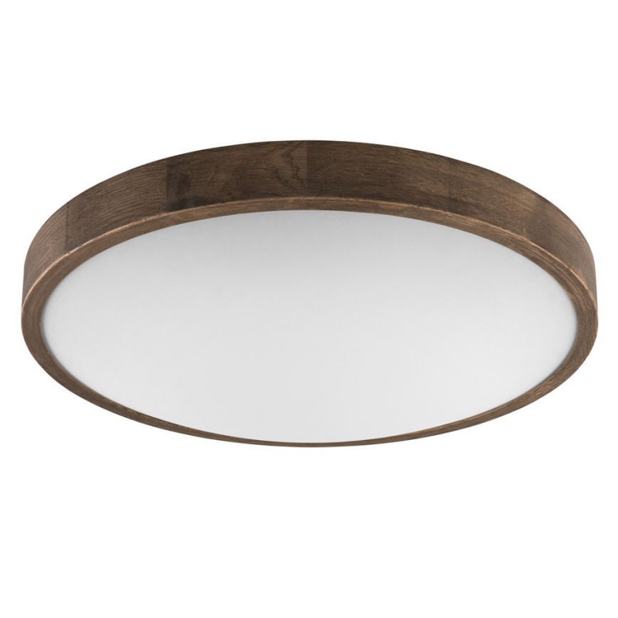 Brilagi - LED oprawa sufitowa CARVALHO SLIM 3xE27/15W/230V, dąb orzech, śr. 47 cm