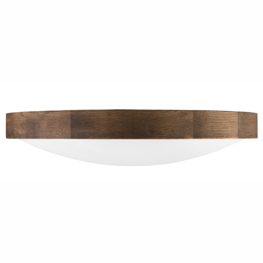 Brilagi - LED oprawa sufitowa CARVALHO SLIM 3xE27/15W/230V, dąb orzech, śr. 47 cm