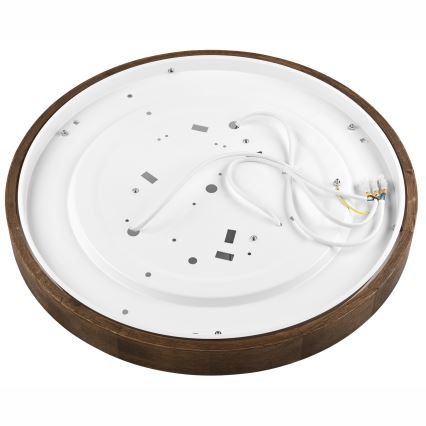 Brilagi - LED oprawa sufitowa CARVALHO SLIM 3xE27/15W/230V, dąb orzech, śr. 47 cm
