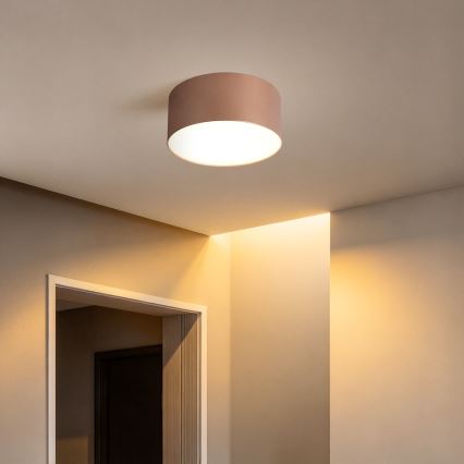 BRILAGI - LED Lampa sufitowa łazienkowa FORIS LED/14W/230V śr. 12 cm brązowa IP44