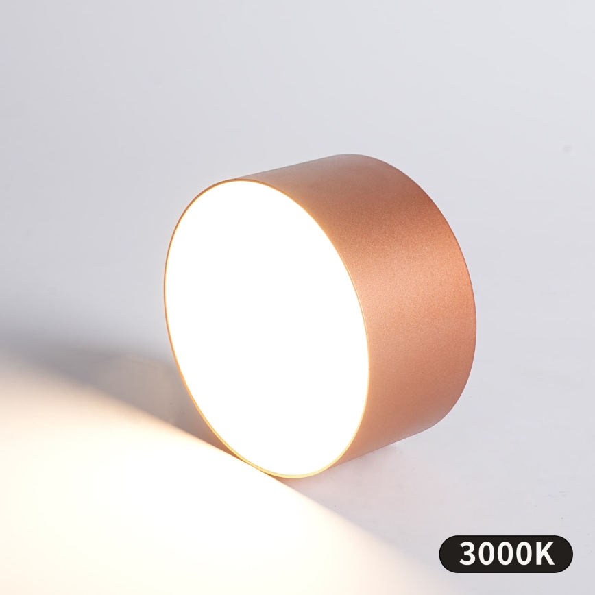 BRILAGI - LED Lampa sufitowa łazienkowa FORIS LED/14W/230V śr. 12 cm brązowa IP44