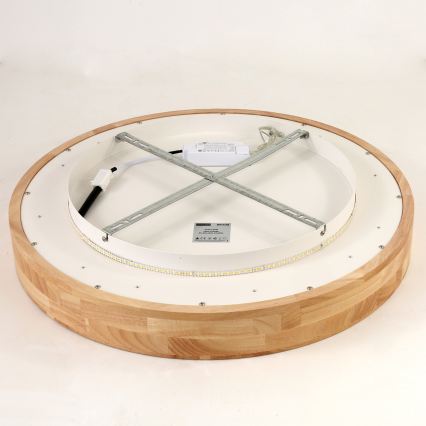Brilagi - LED oprawa sufitowa FALCON WOOD LED/40W/230V 3000/4000/6000K śr. 60 cm drewno