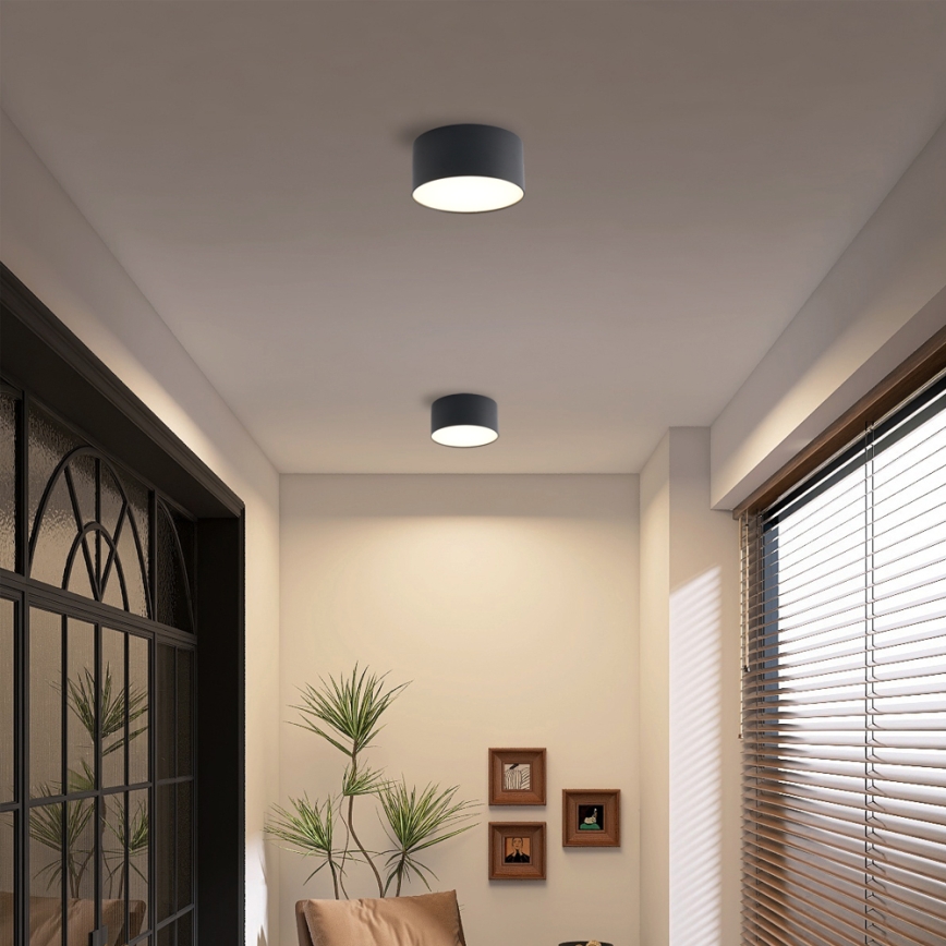 Brilagi - LED oprawa sufitowa do łazienki FORIS LED/14W/230V śr. 12 cm czarna IP44