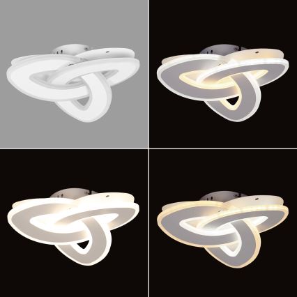 Brilagi - LED ściemnialna oprawa sufitowa MODERN MINI LED/49W/230V 3000-6000K 30x30 cm + pilot zdalnego sterowania