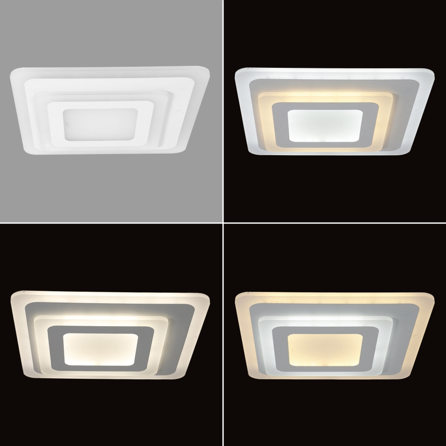 BRILAGI - LED Ściemnialna oprawa sufitowa MODERN MINI LED/65W/230V 3000-6000K 37x37 cm + pilot zdalnego sterowania