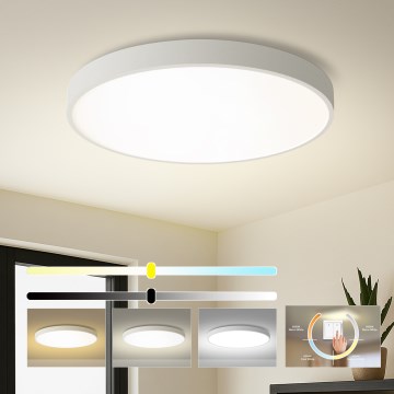 Brilagi - LED oprawa sufitowa POOL LED/100W/230V 3000/4000/6000K śr. 80 cm biała