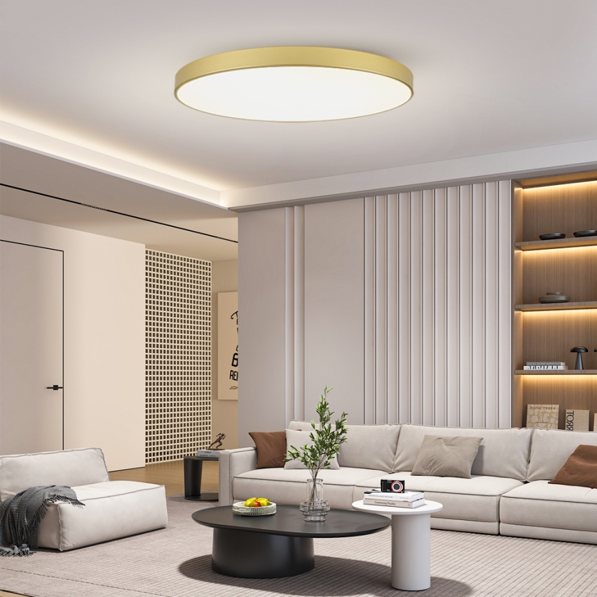 Brilagi - Oprawa sufitowa LED POOL LED/180W/230V 3000/4500/6000K śr. 120 cm złota