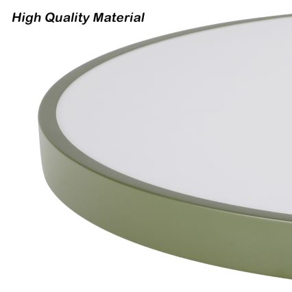 Brilagi - Oprawa sufitowa LED POOL LED/36W/230V 3000/4000/6000K Ø 30 cm zielona