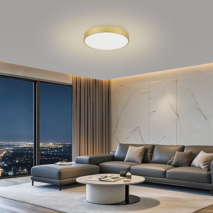 Brilagi - LED oprawa sufitowa POOL LED/60W/230V 3000/4000/6000K śr. 60 cm złota