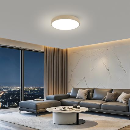 Brilagi - Lampa sufitowa LED POOL LED/60W/230V 3000/4500/6000K śr. 60 cm beżowa