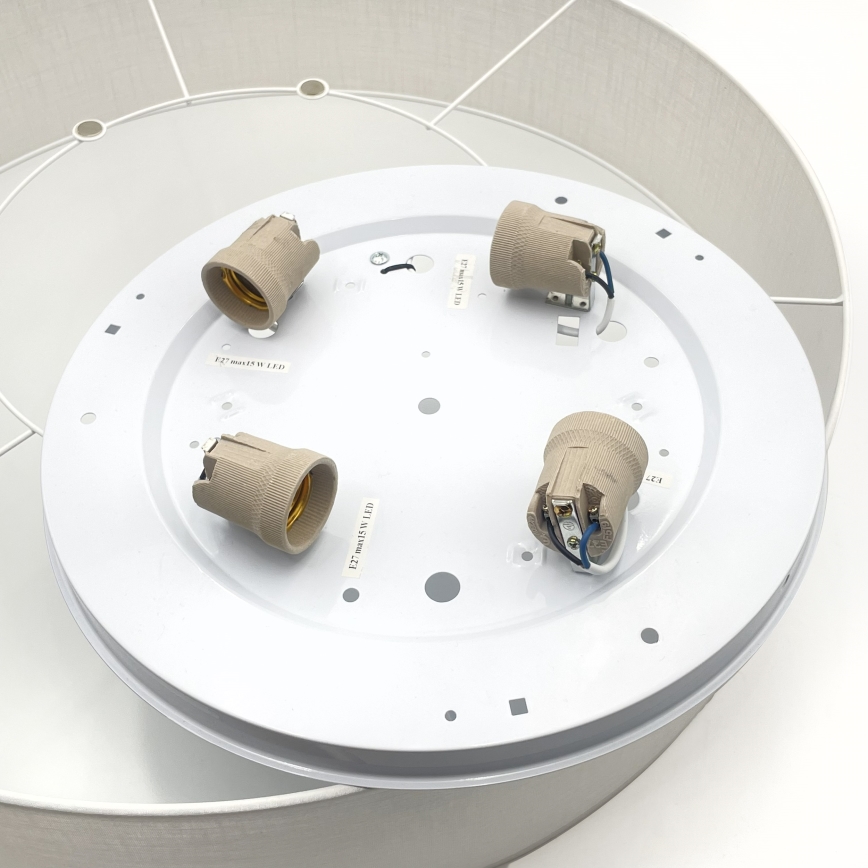 Brilagi - LED oprawa sufitowa SIRIJA 4xE27/60W/230V śr. 60 cm biała