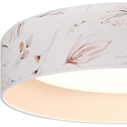 BRILAGI - Lampa sufitowa LED VELVET SIMPLE LED/24W/230V 3000K śr. 45 cm biała/kwiaty