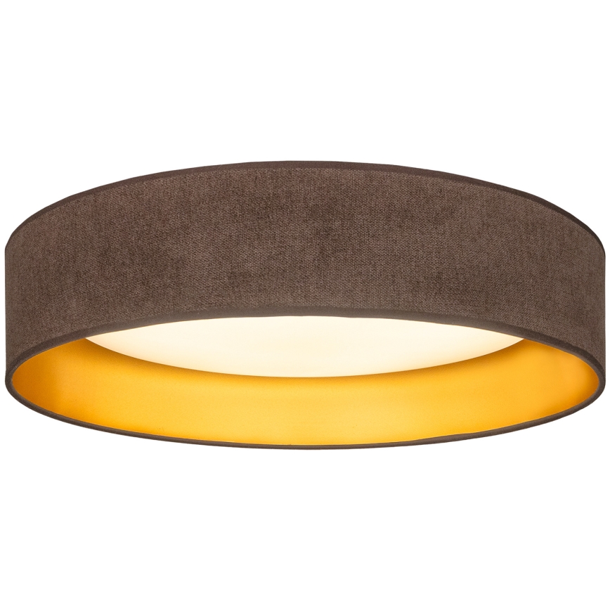 BRILAGI - oprawa sufitowa LED VELVET SIMPLE, 24W, 230V, 3000K, śr. 45 cm, brązowo-złota