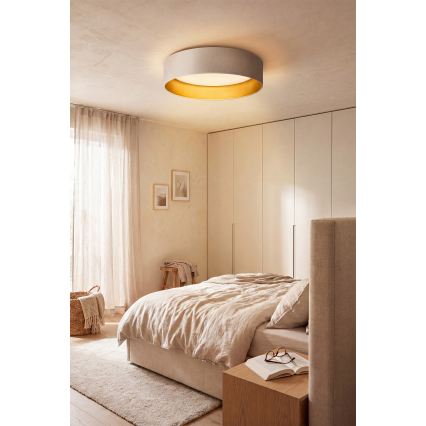 BRILAGI - Lampa sufitowa LED VELVET SIMPLE LED/24W/230V 3000K Ø 45 cm kremowa/złota