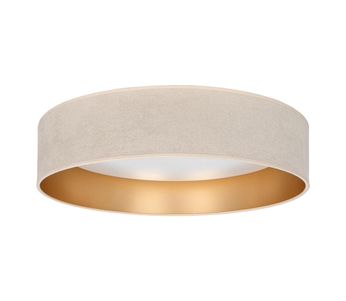 Brilagi-LED Oprawa sufitowa VELVET SIMPLE LED 24W/230V, 3000K, Ø 45 cm, kremowo-złota