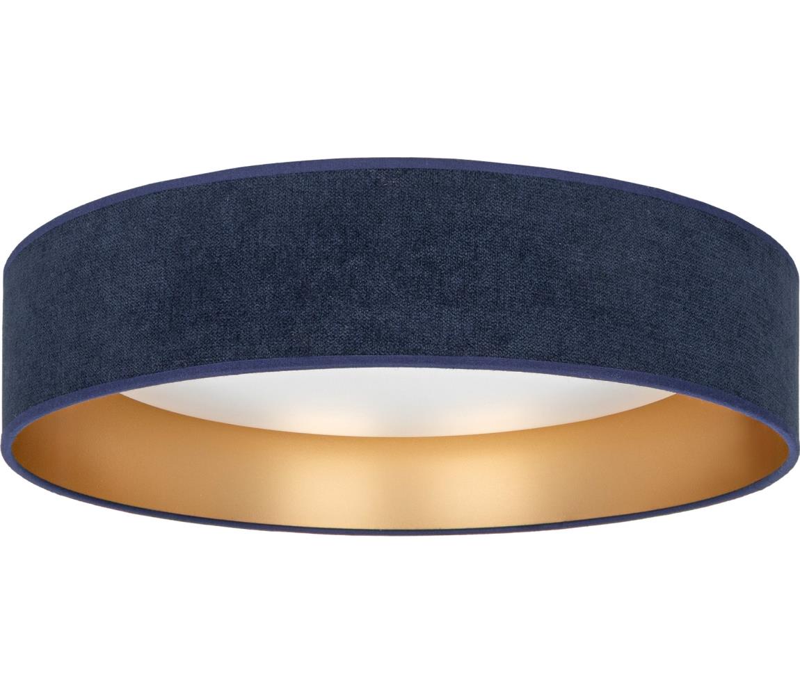 Brilagi-LED Oprawa sufitowa VELVET SIMPLE LED/24W/230V 4000K Ø 45 cm niebieski/złoty